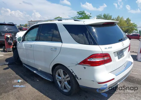 2015 Mercedes-Benz Ml 350 z USA, uszkodzony, nr VIN 4JGDA5JB6FA483228